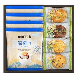 ドトールコーヒーと4種類のクッキー詰合